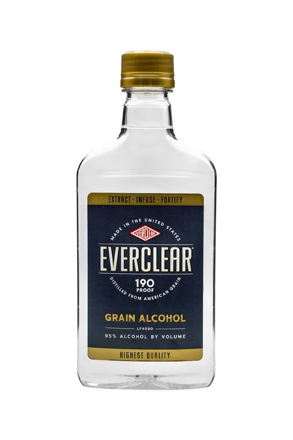 Everclear Grain Alcohol 190 Proof 375ML