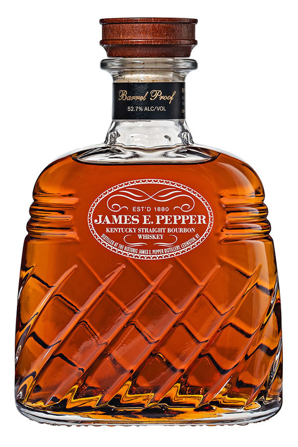 James E. Pepper Decanter Barrel Proof Bourbon 750ML