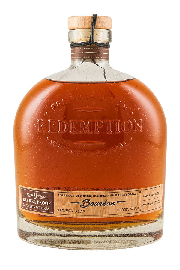 Redemption 9 Year Barrel Proof Bourbon 750ML