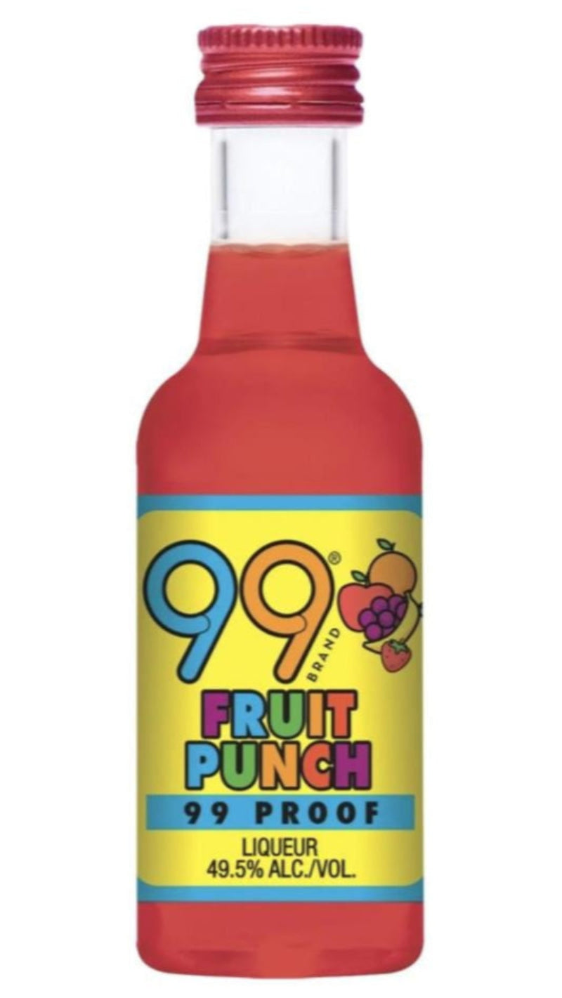 99 Brand Fruit Punch Schnapps Liqueur 50ML 12PK