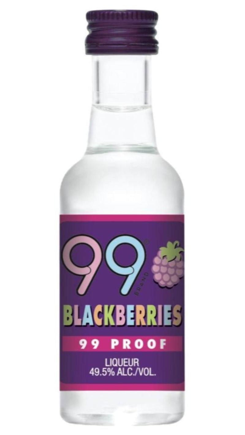 99 Brand Blackberries Schnapps Liqueur 50ML 12PK