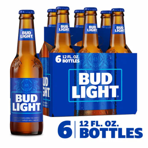 Bud-Light-Bottles-6PK 12OZ Bottle