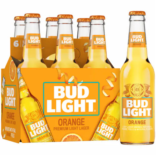 Bud-Light-Orange-Bottles-6PK 12OZ Bottle