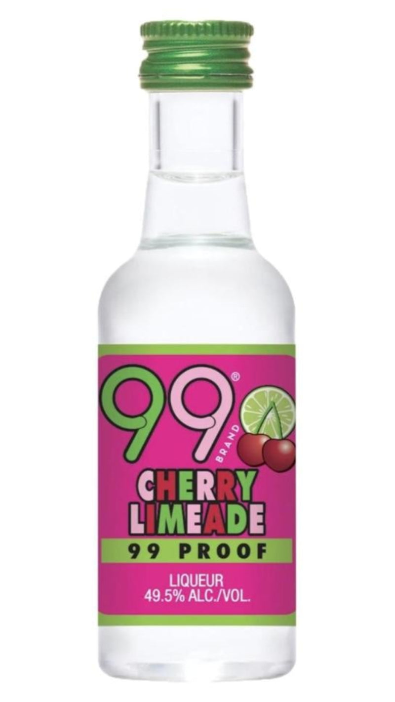 99 Brand Cherry Limeade Schnapps Liqueur 50ML 12PK