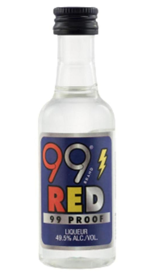 99 Brand Red Schnapps Liqueur 50ML 12PK