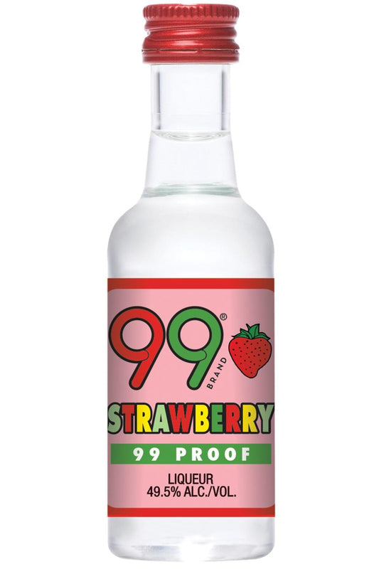 99 Brand Strawberries Schnapps Liqueur 50ML 