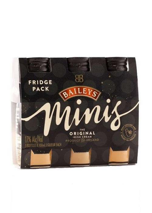 Baileys Irish Cream Fridge Pack 3x100ML
