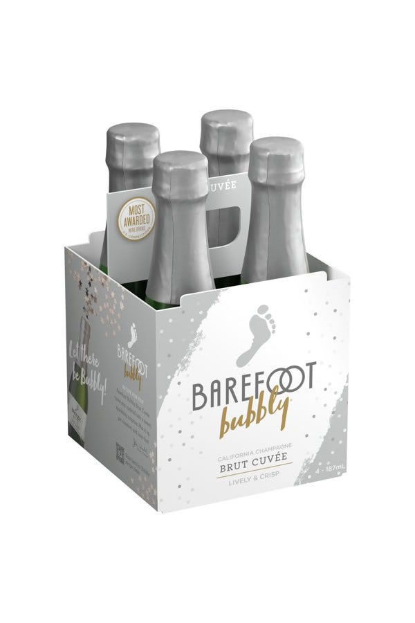 Barefoot-Bubbly-Brut-4PK 187ML