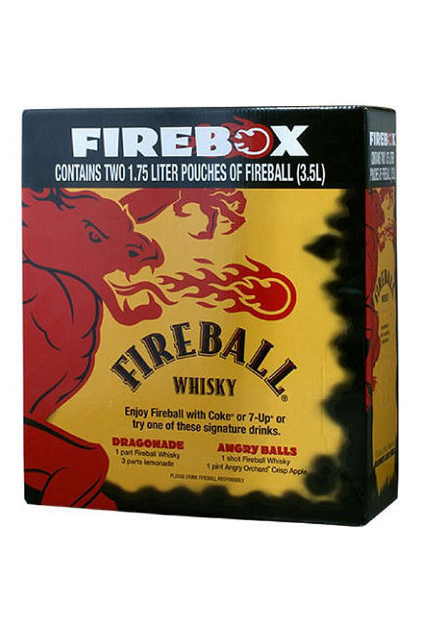 Fireball Cinnamon Whisky Firebox 3.5L – P & B Liquors
