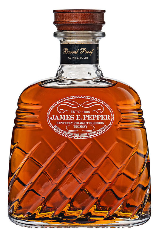 James E. Pepper Decanter Barrel Proof Bourbon 750ML