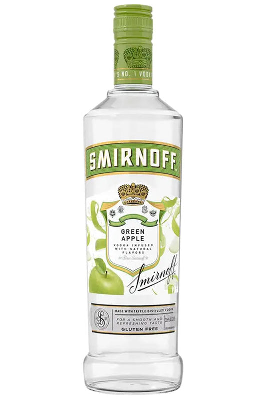 Smirnoff Green Apple Vodka 750ML