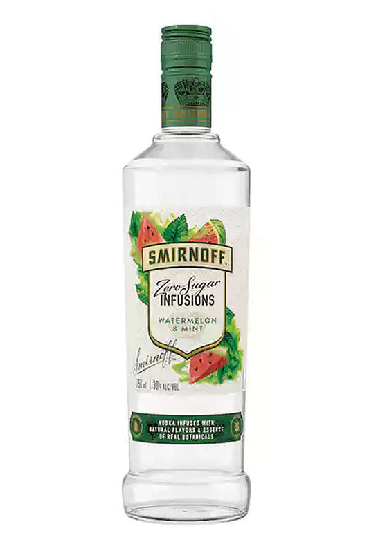 Smirnoff Zero Sugar Infusions Watermelon &amp; Mint 750ML