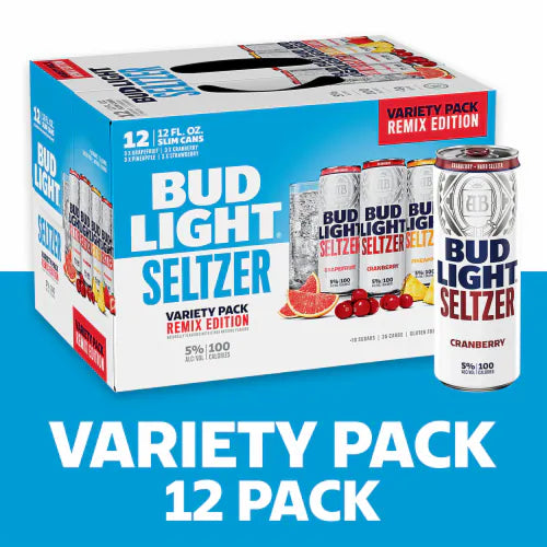 Bud-Light-Seltzer-Ice-Tea-Variety-Cans-12PK 12OZ Cans